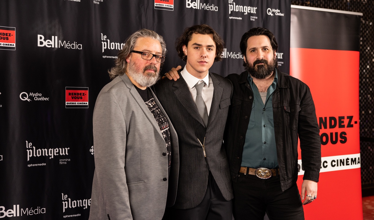 Première du film Le plongeur aux 41e Rendez-vous Québec Cinéma (RVQC) 