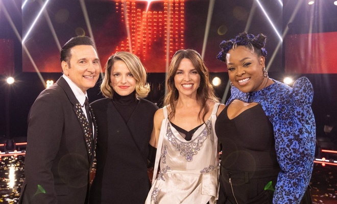 Jean-Marc Généreux, Sarah-Jeanne Labrosse, Lydia Bouchard et Mel Charlot