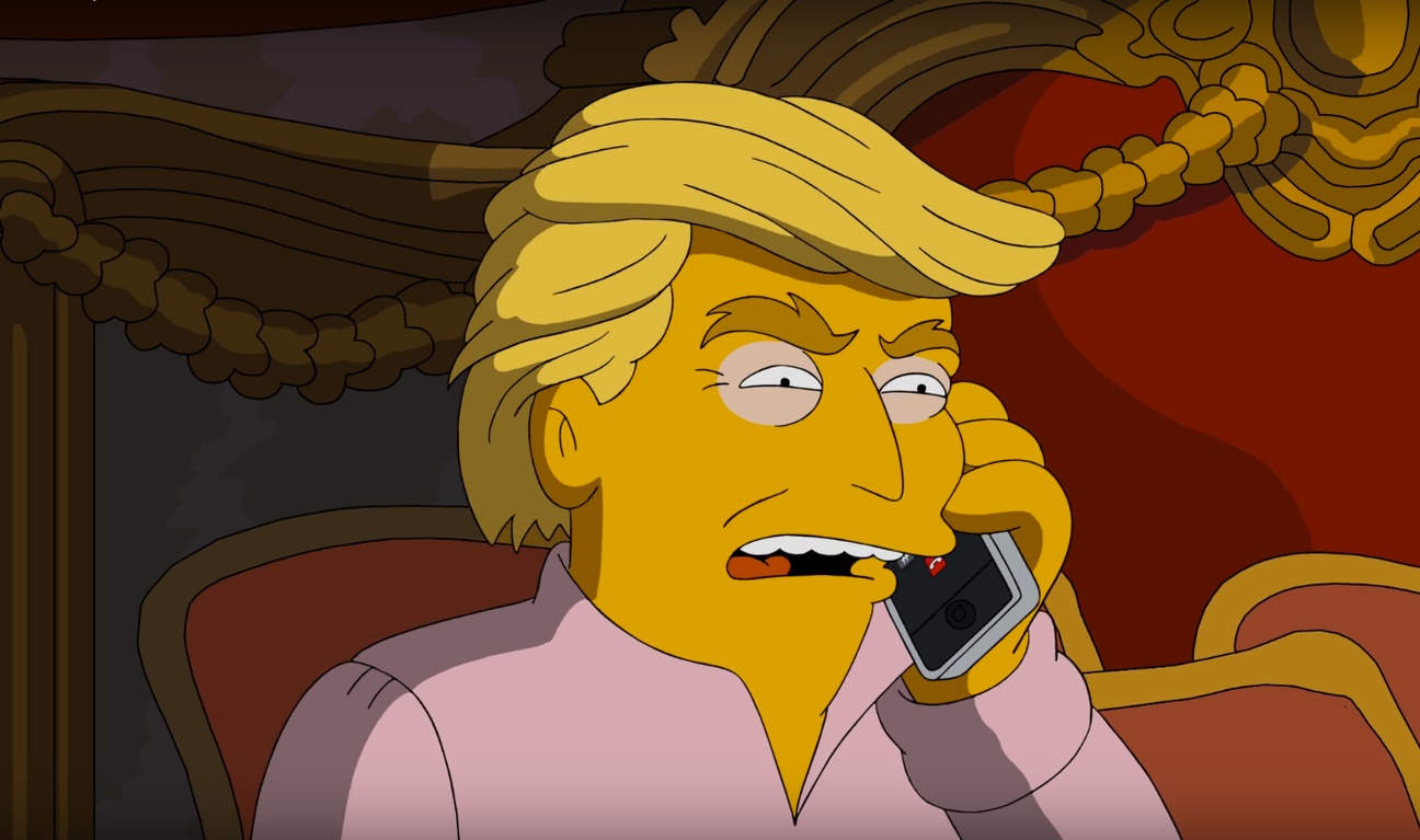 Homer Simpson préfère le sexe à Donald Trump