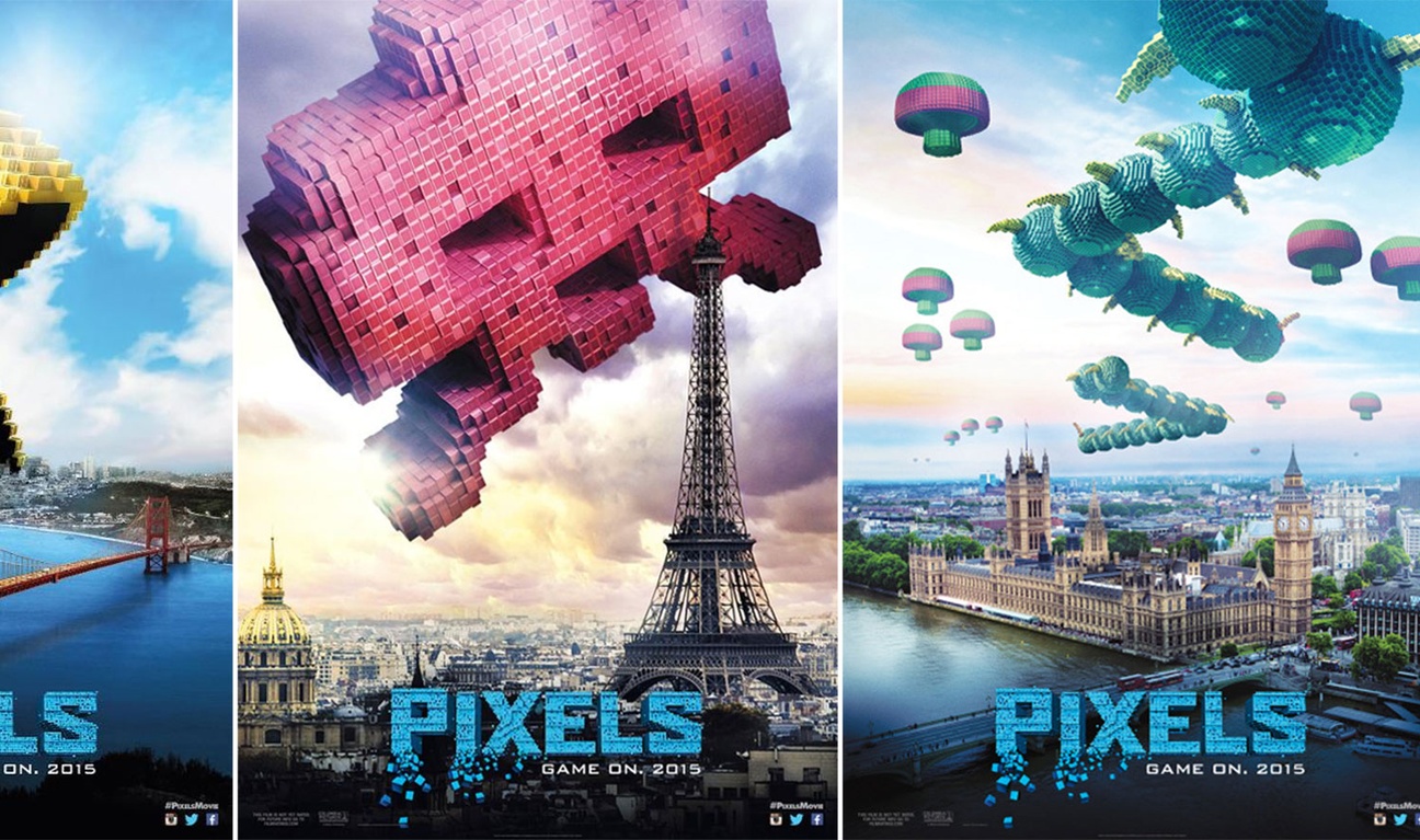 Les jeux vidéos de Pixel attaquent les villes